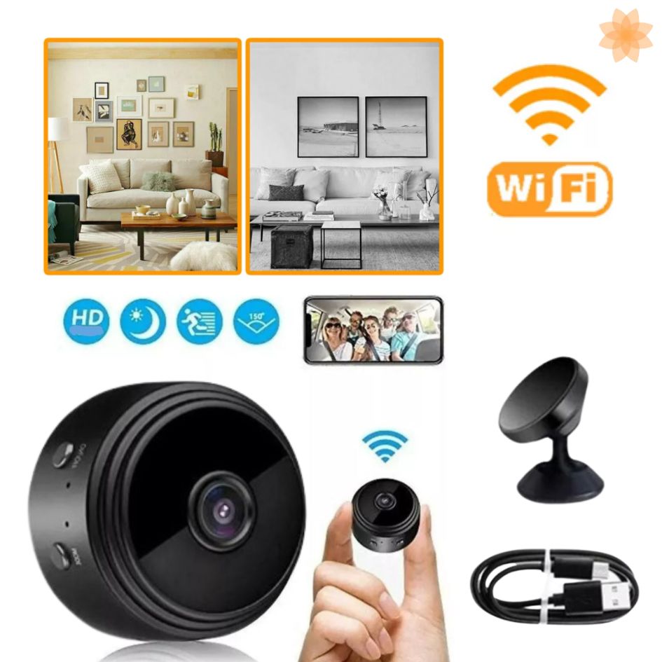 Camara Mini Espía Ip Wifi Monitoreo A9